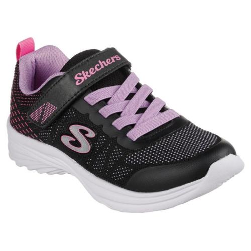 SKECHERS DREAMY DANCER NIÑA 302448L/BKMT NEGRA Y ROSA 1