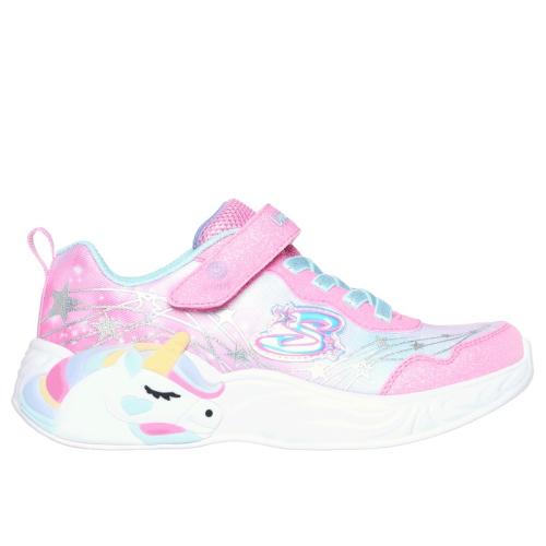 ZAPATILLA SKECHERS NIÑA LUCES UNICORNIO DREANS 302299L PKTQ 1