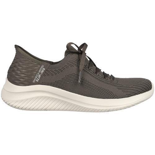 SKECHERS MUJER ULTRA FLEX 3.0 BRILLIANT PATH SLI-INS 149710/OLV VERDE 1