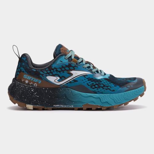 ZAPATILLA JOMA HOMBRE TRAINING SIMA 2417 AZUL MARRÓN 1