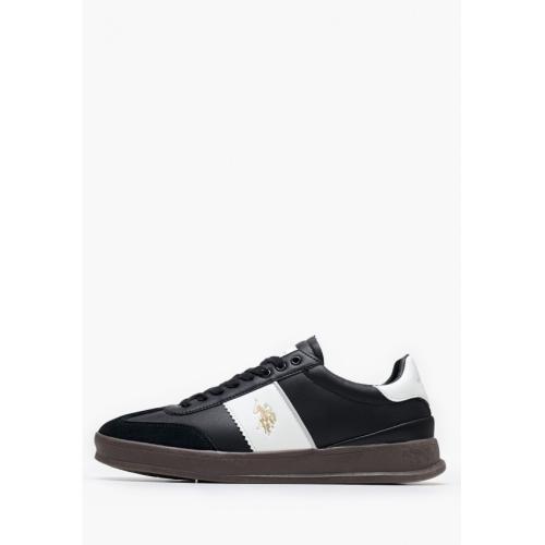 ZAPATILLA US POLO ASSN HOMBRE NEGRO Y BLANCO  CAMPY001B-BLK 1