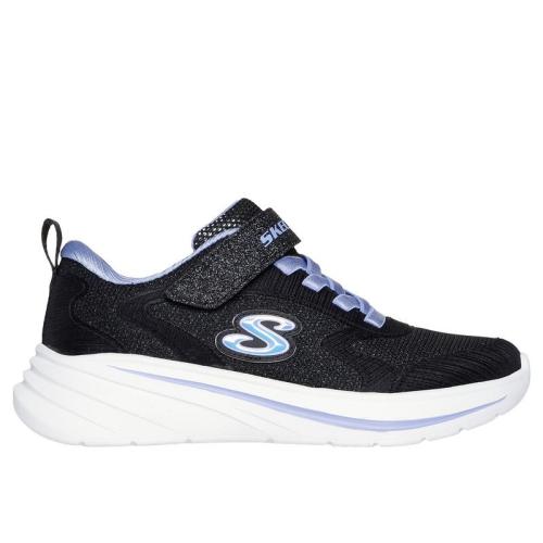 ZAPATILLAS SKECHERS WAVE 92 NIÑA  303557L BLK NEGRA Y MORADA 1