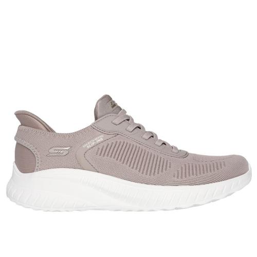 ZAPATILLA SKECHERS SLIP-INS MUJER BOBS SQUAD MARRÓN 117497 TPE 1